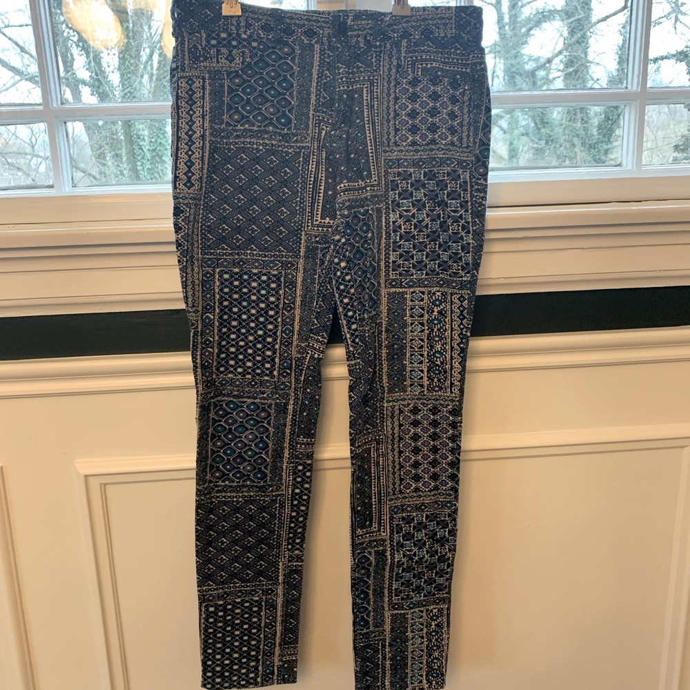 Unique Anthropologie straight leg pants